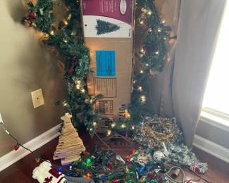 Christmas Tree And Swags