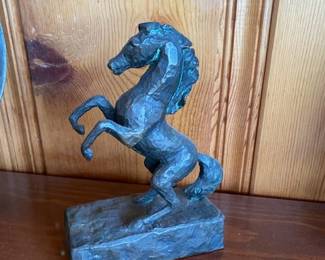 Bronze Horse sculpture