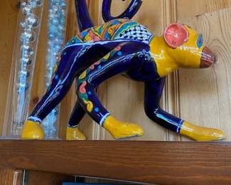 Mexican ceramic Monkey