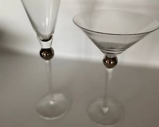 Martini Champ glass set