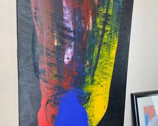 Meteor Acrylic painting