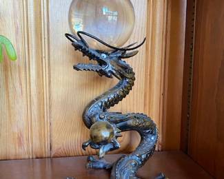 Bronze Dragon Atlantis 76 Gulotta Crystal Ball