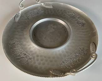 Pewter platter