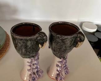 Buzzard wine cups