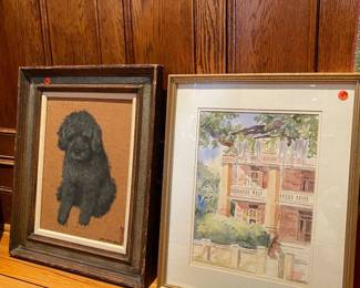 Framed original artwork