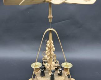 German Style 4-Candle Wooden Christmas Pyramid