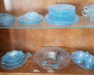 Fostoria Blue Versailles