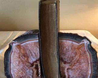 Geode Book Ends