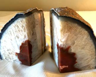Small Geode Book Ends