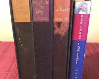Latin Harry Potter And JRR Tolken 2nd Ed Lord Of Rings Book Set