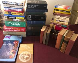 Linguistic Series Books Latin, Greek, French, Spanish, German, Sanskrit