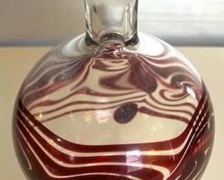 Blown glass vase