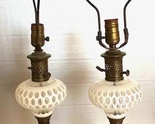 Vintage lamp pair