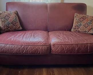 Leather sofa, beautiful patina