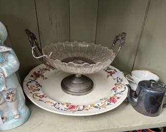 Bisque figure, etc.