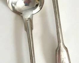 Ladles, silverplate