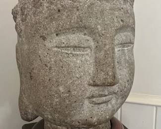 Carved stone Buddha