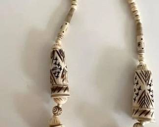 Carved necklace