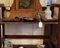 Mantel clock, etc.