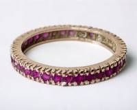 14K Rose Gold Ruby Ring