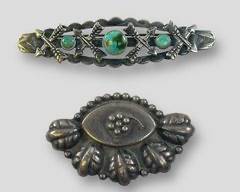 Native American Sterling Brooch