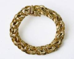 14K Double Link Bracelet