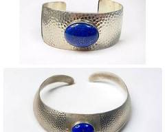 Sterling Lapis Lazuli Necklace  & Bracelet 
