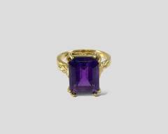14K Amethyst Ring