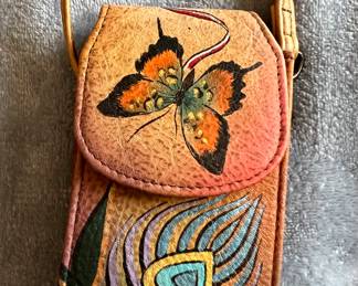 Anuschka leather phone case