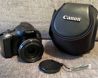 Canon PowerShot SX40 camera and case