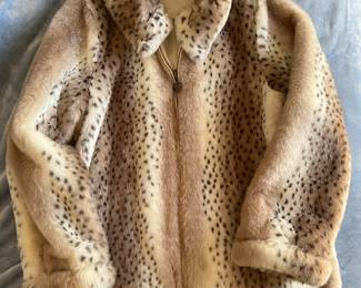 Reversable faux fur jacket