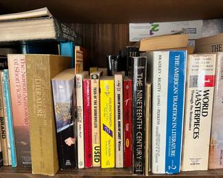 Assorted fiction and non-fiction books