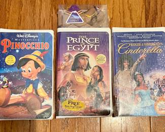 Disney VHS tapes (sealed)