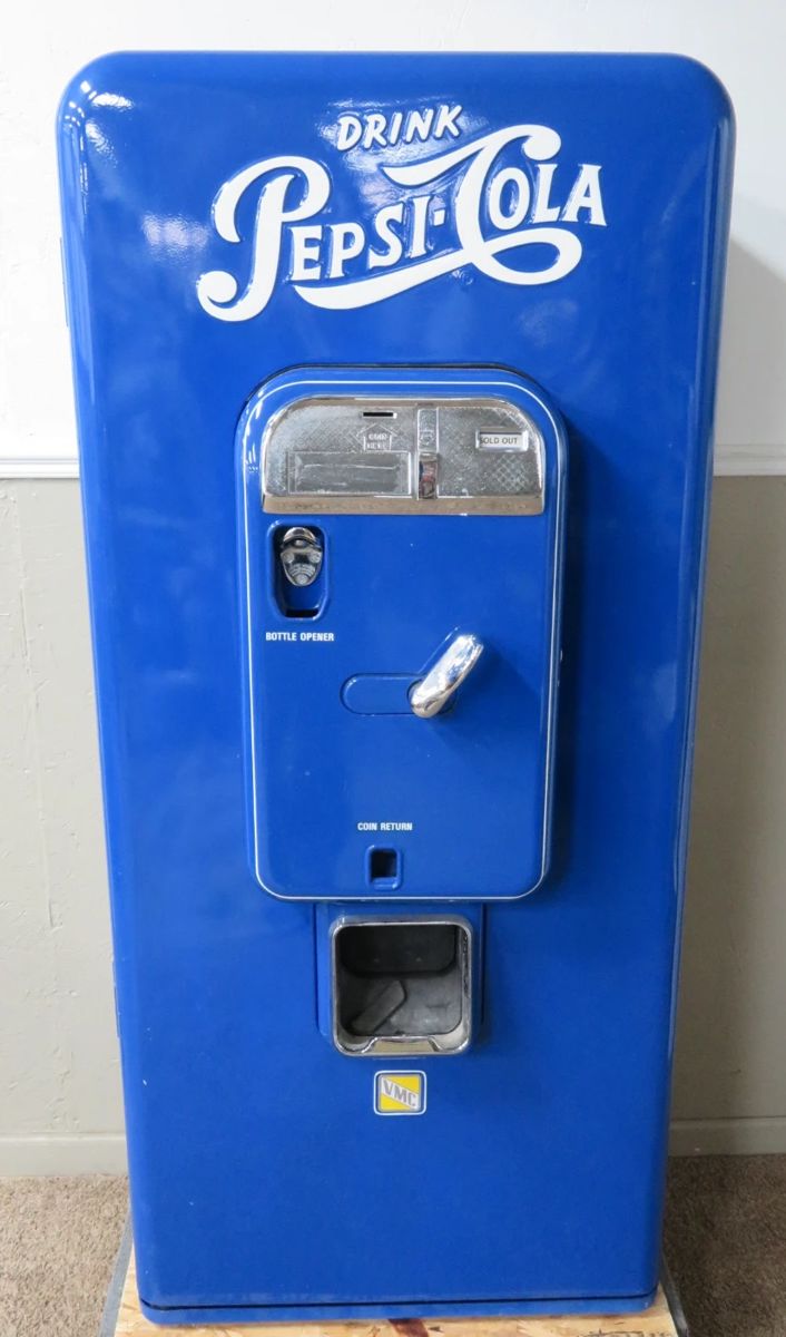 Pepsi VMC 88 restored with new compressor, no key