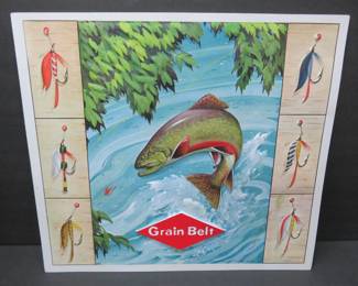 Grain Belt Vacu Form fly fishing sign