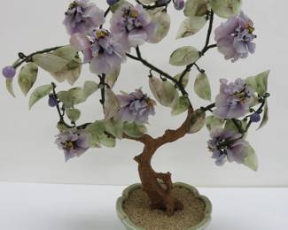 glass hydrangea planter