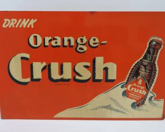 Orange Crush flange sign