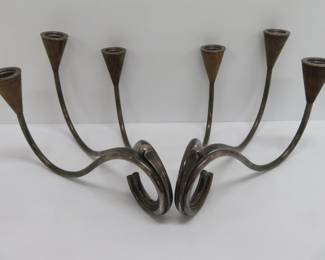 Danish MCM candle holders