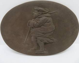 rare basalt Wedgwood plaque