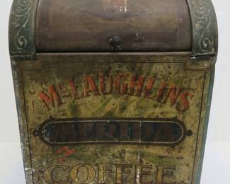 McLaughlins roll top coffee bin