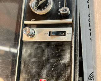 Hitachi Solid State Portable Transistor TV Set - IU-53