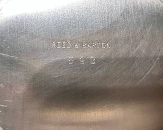 Reed and Barton Silver Nut Dish with Squirrel Handle - 593