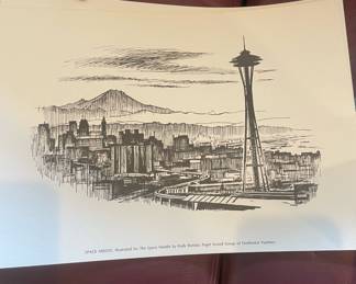 Assortment of Prints of Washington City Scapes and Nature