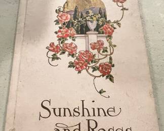 1917 Sunshine and Roses Poetry Book
