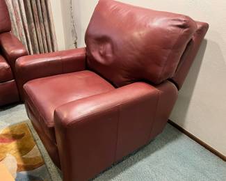 Brown Leather Arm Chair