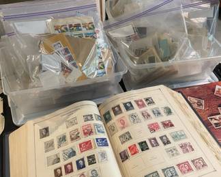 Assortment of Stamps, Stamp Books