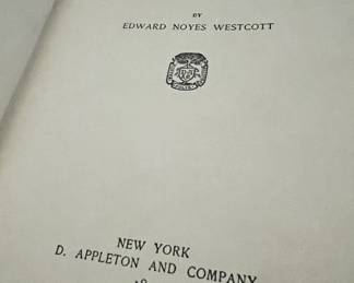 David Harum Novel by Edward Noyes Westcott