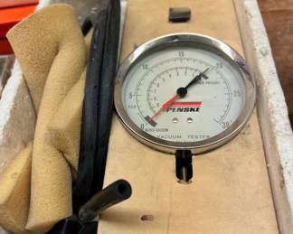 Penske Sears Vacuum Gage Fuel Pump Pressure Tester 