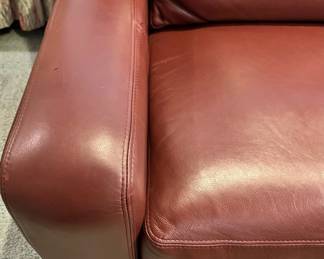 Brown Leather Sofa