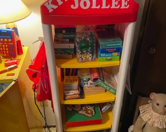 Children's Red/White Book Shelf